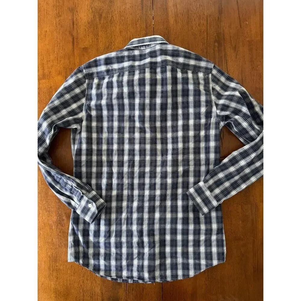Mens Banana Republic Camden Fit Non Iron Long Sleeve Button Up Shirt, Size S